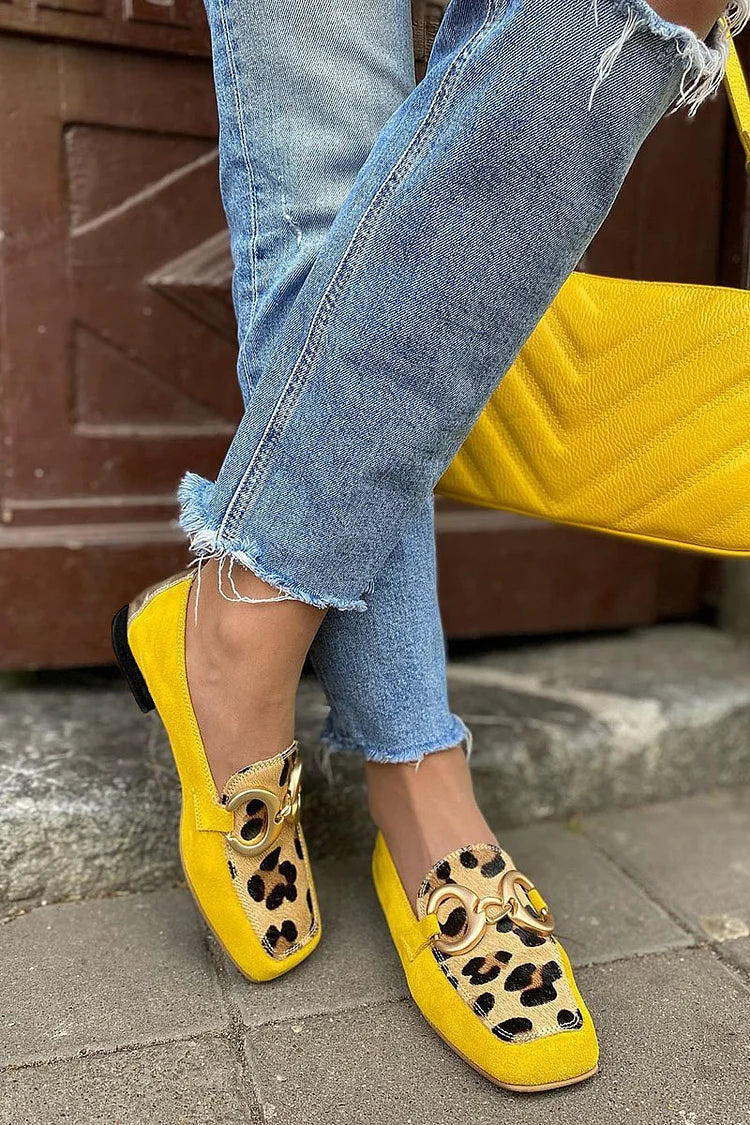 STELLE - MOCASINES CON ESTAMPADO ANIMAL