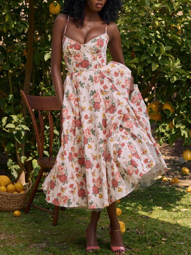 ARIELLE | VESTIDO MIDI DE LUJO