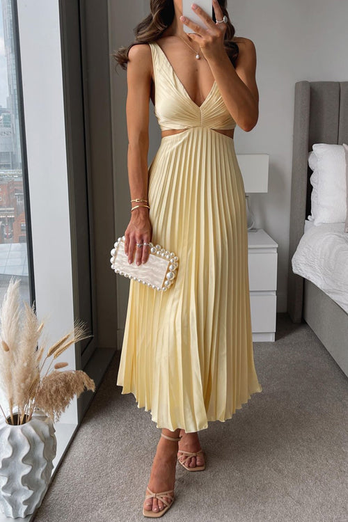 BELLEZA | VESTIDO PLISADO DE OCASIONES