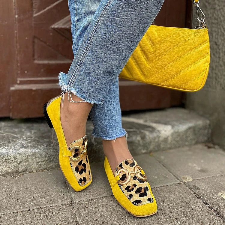 STELLE - MOCASINES CON ESTAMPADO ANIMAL