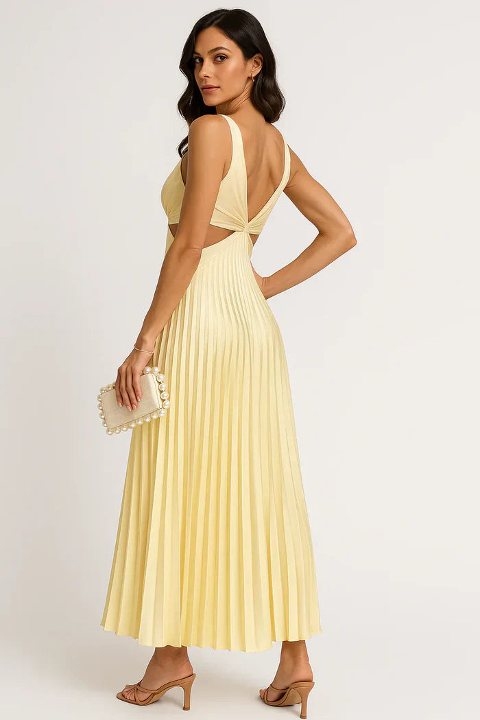 BELLEZA | VESTIDO PLISADO DE OCASIONES