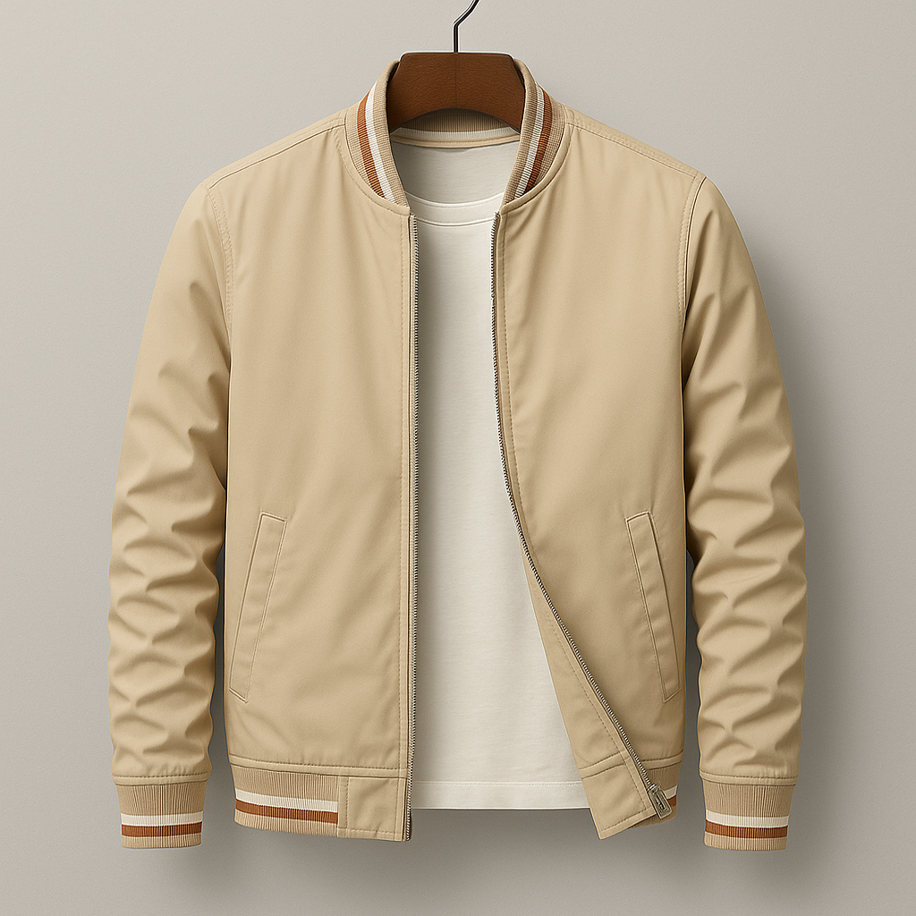 ALESSIO | CHAQUETA BOMBER MINIMAL CONTEMPORÁNEA