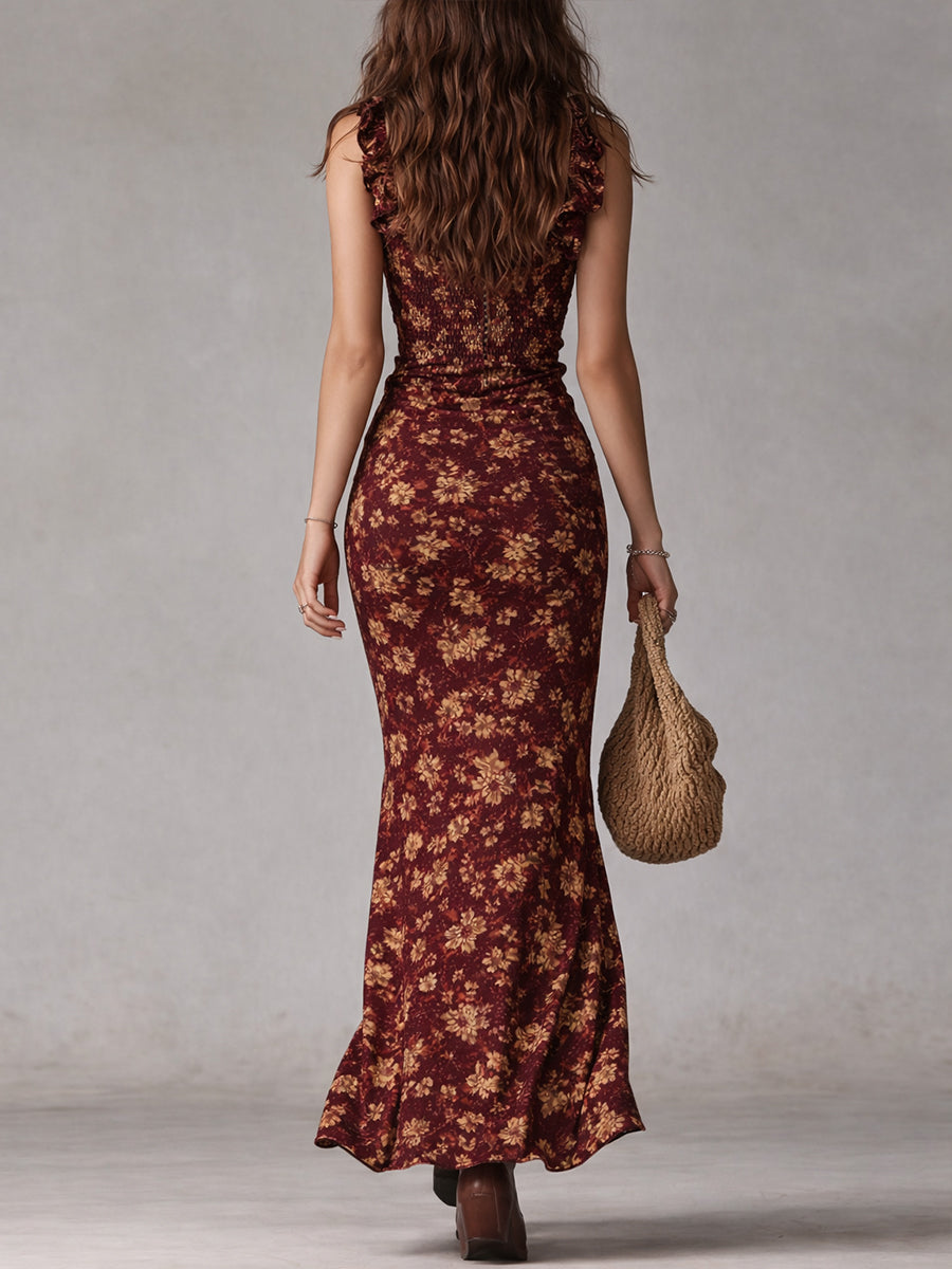 ELEGANTE LARGO LOOK RETRO