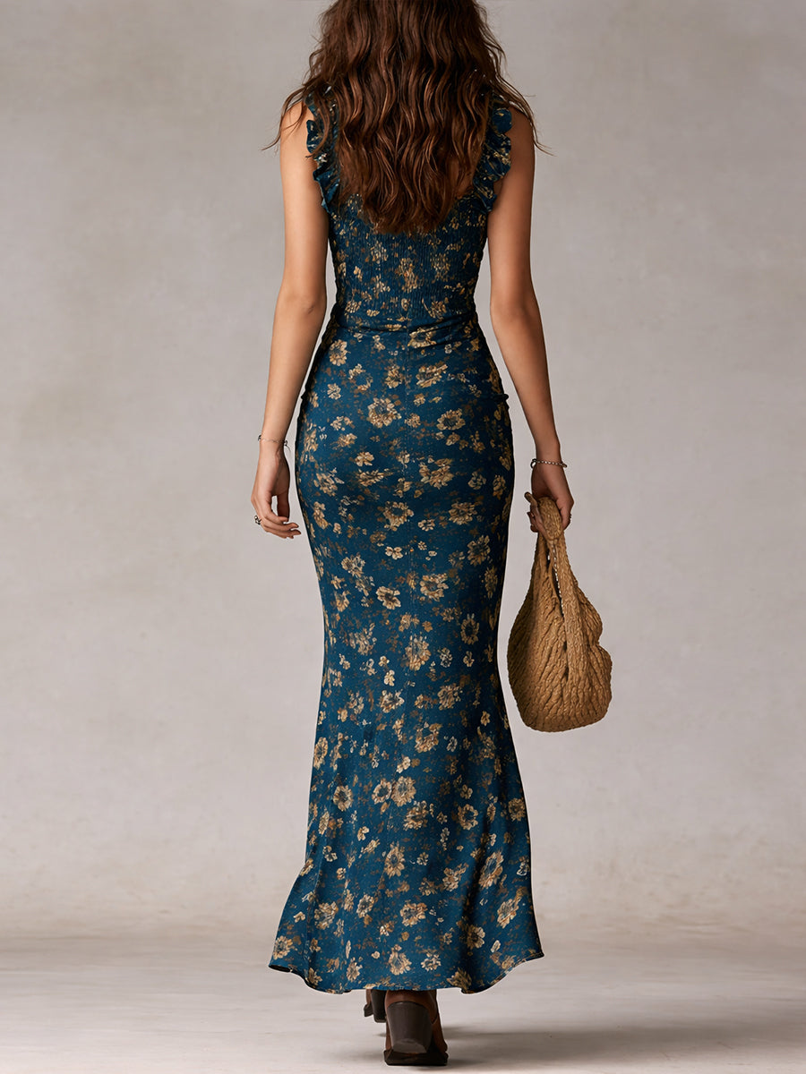 ELEGANTE LARGO LOOK RETRO
