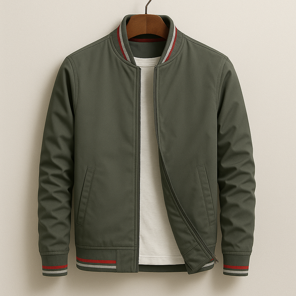 ALESSIO | CHAQUETA BOMBER MINIMAL CONTEMPORÁNEA