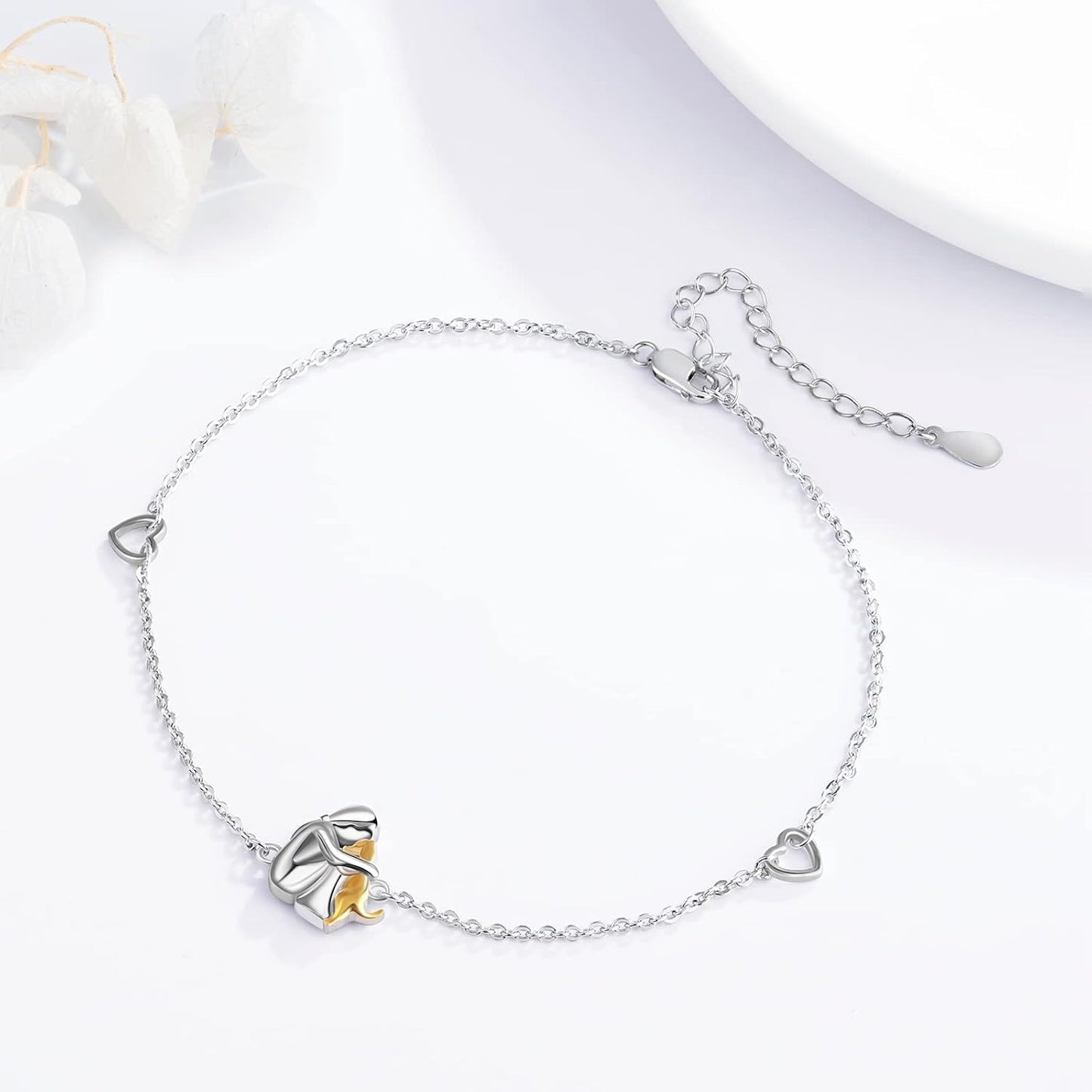 CARLA | PULSERA DE CONEXIÓN AFECTIVA EN ACABADO BICOLOR