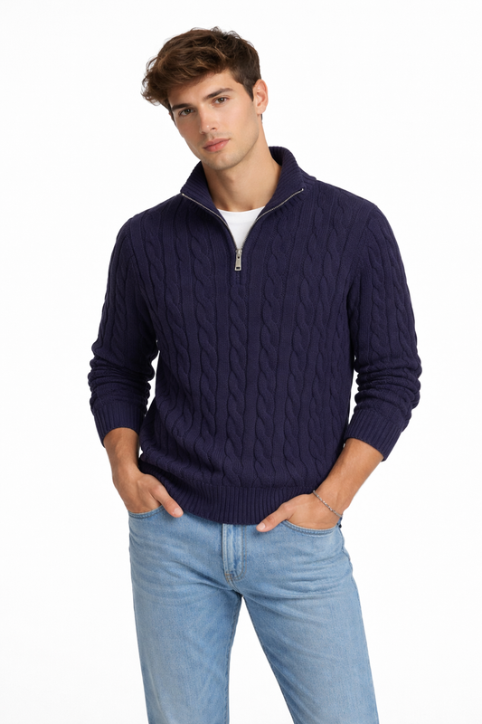 SANTER JERSEY DE PUNTO CON CREMALLERA