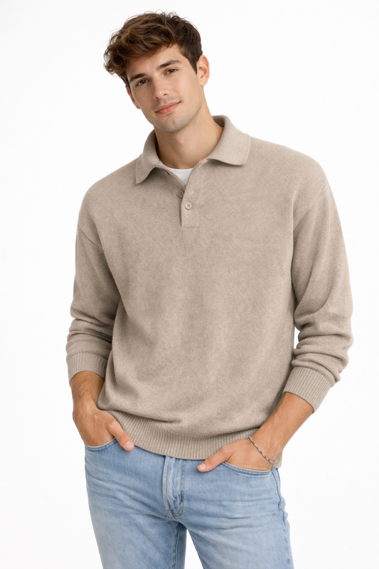 ALEJANDRO | SUÉTER DE LANA CON MEDIA CREMALLERA