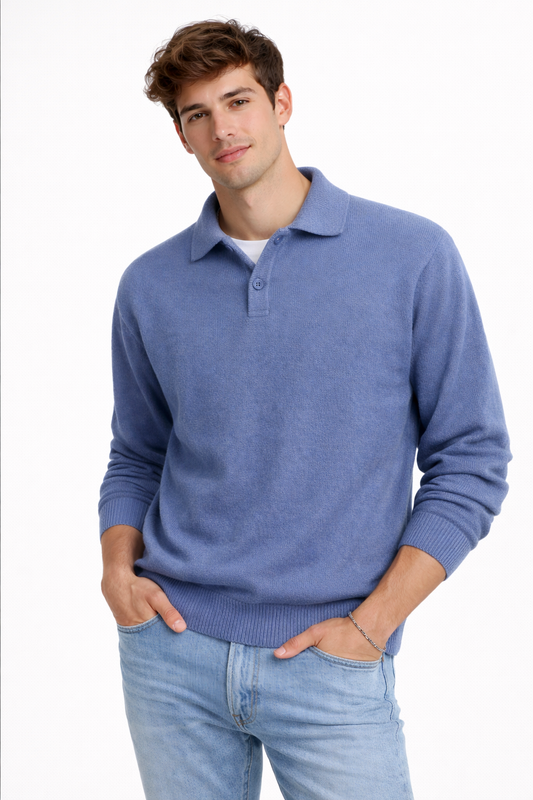 ALEJANDRO | SUÉTER DE LANA CON MEDIA CREMALLERA