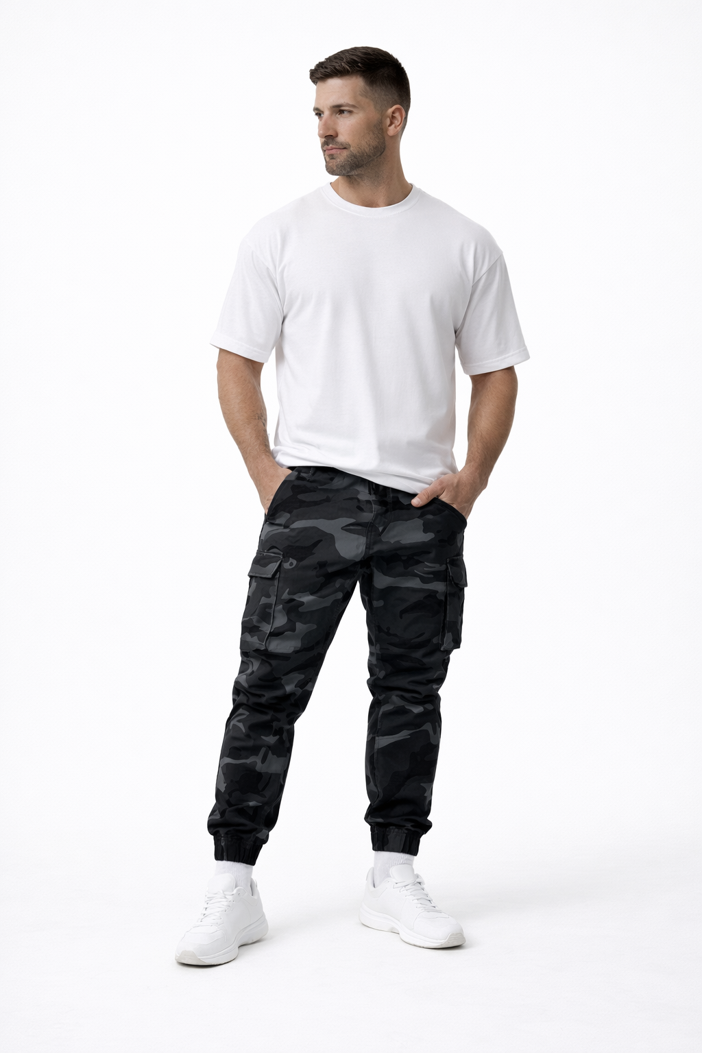 Pantalones de camuflaje de alta calidad para entornos de trabajo más ligeros para hombres.