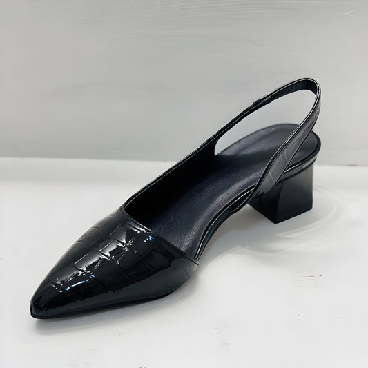 WYNN - ZAPATOS CON TACÓN DE PUNTA ANCHA
