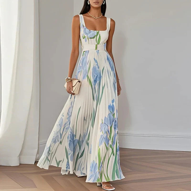 Oriah | Vestido Maxi de Corte A Estampado Floral