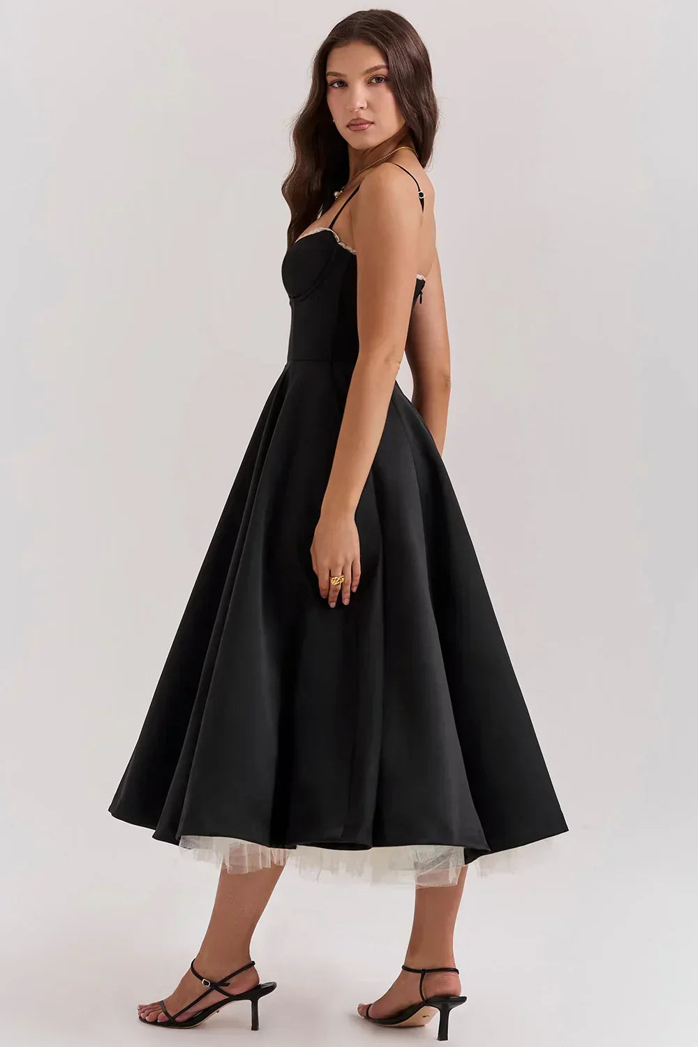ARIELLE | VESTIDO MIDI DE LUJO