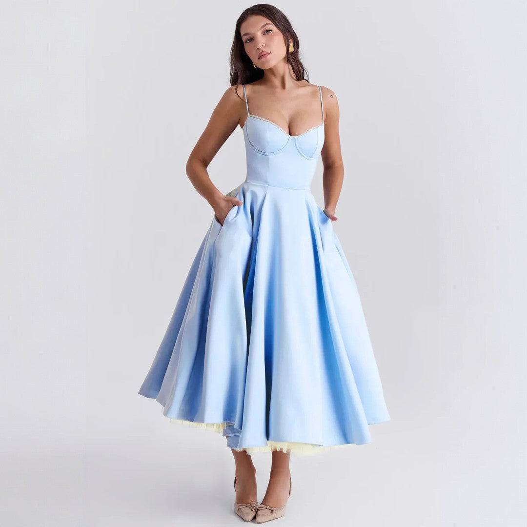 ARIELLE | VESTIDO MIDI DE LUJO