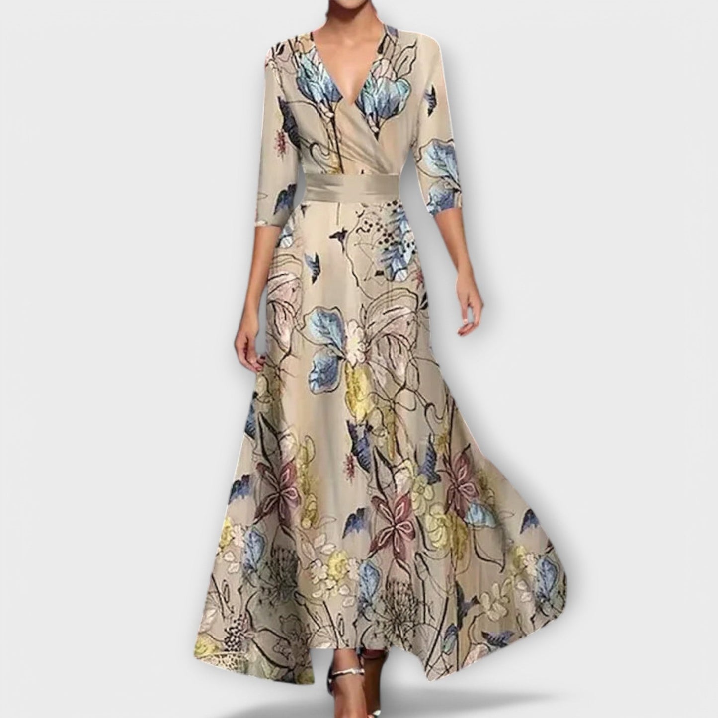 VERA | VESTIDO FLUIDO DE LÍNEA ELEGANTE Y MODERNA