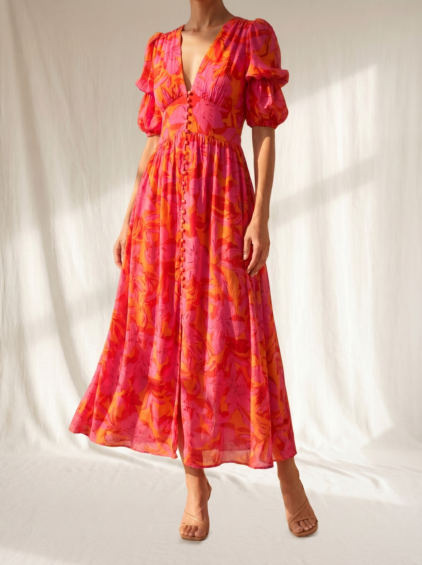 Armonía | Vestido Maxi Brillo Solar