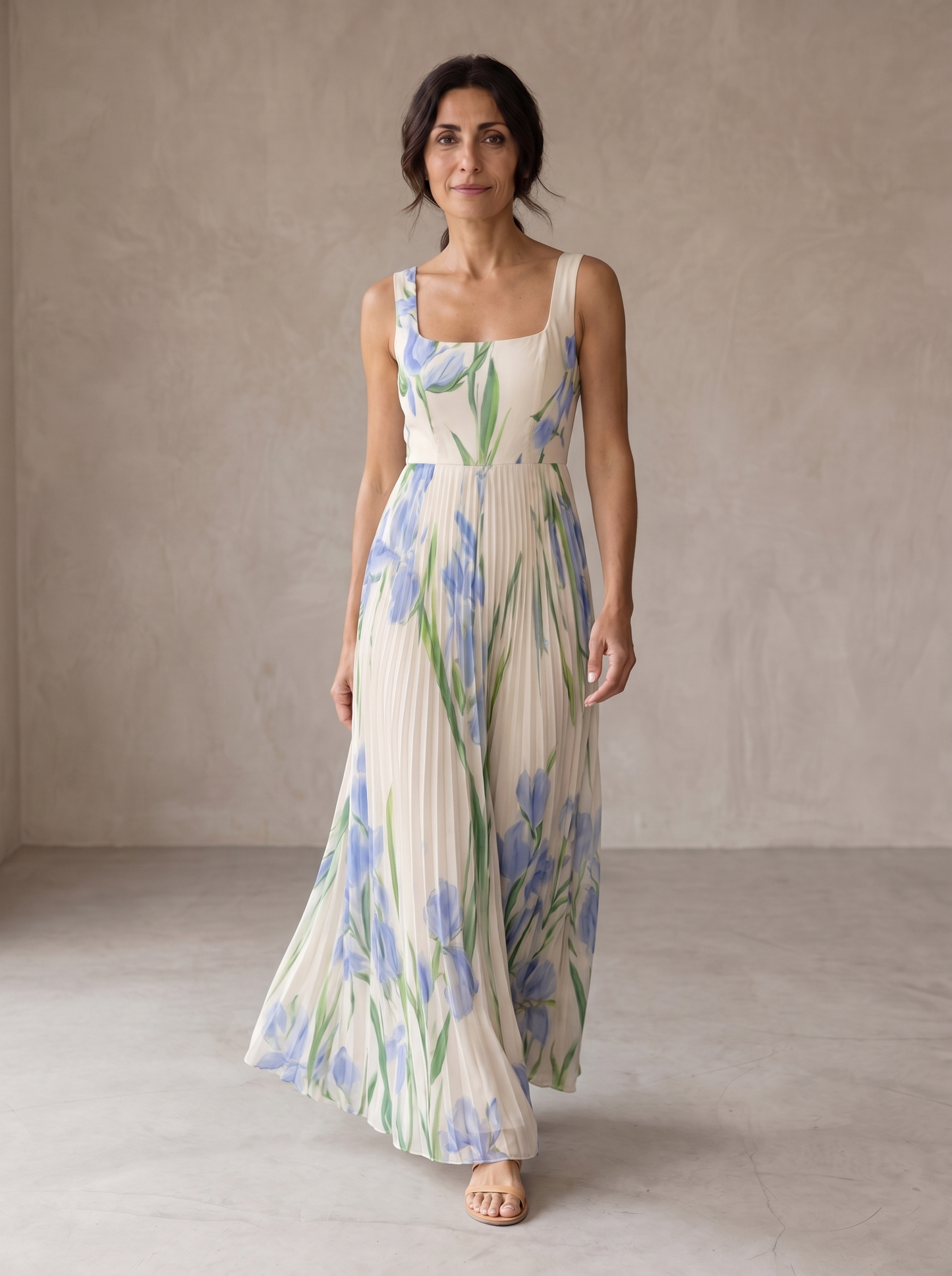 Oriah | Vestido Maxi de Corte A Estampado Floral