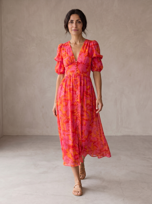 Armonía | Vestido Maxi Brillo Solar