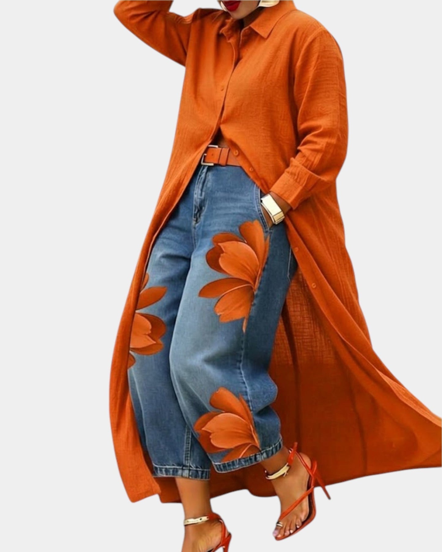FLORA | JEANS ANCHOS + CAMISA GRATIS
