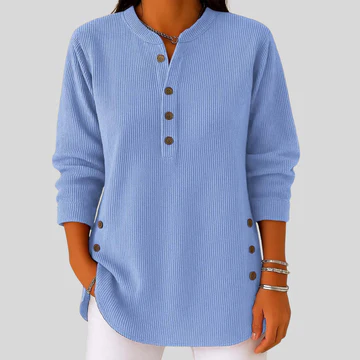 VALERIA | BLUSA ELEGANTE DE PUNTO CANALÉ