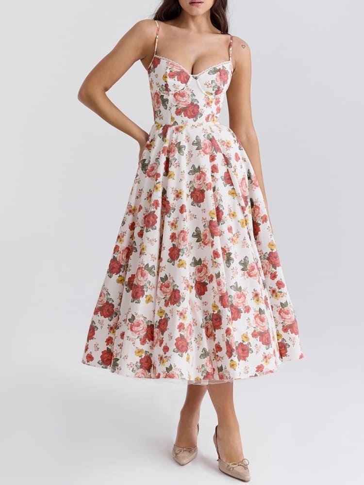 ARIELLE | VESTIDO MIDI DE LUJO