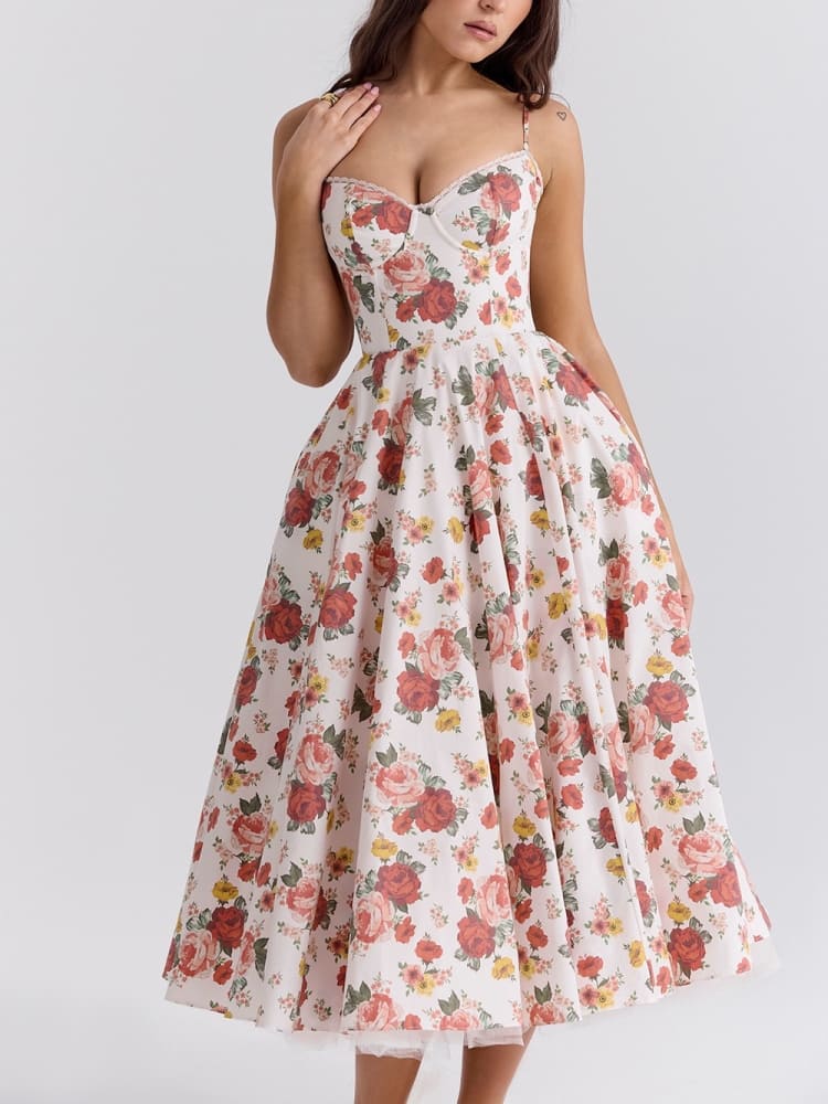 ARIELLE | VESTIDO MIDI DE LUJO