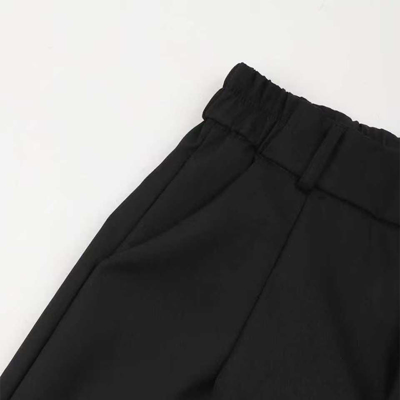 Pantalón de Traje Mujer Corte Recto Premium